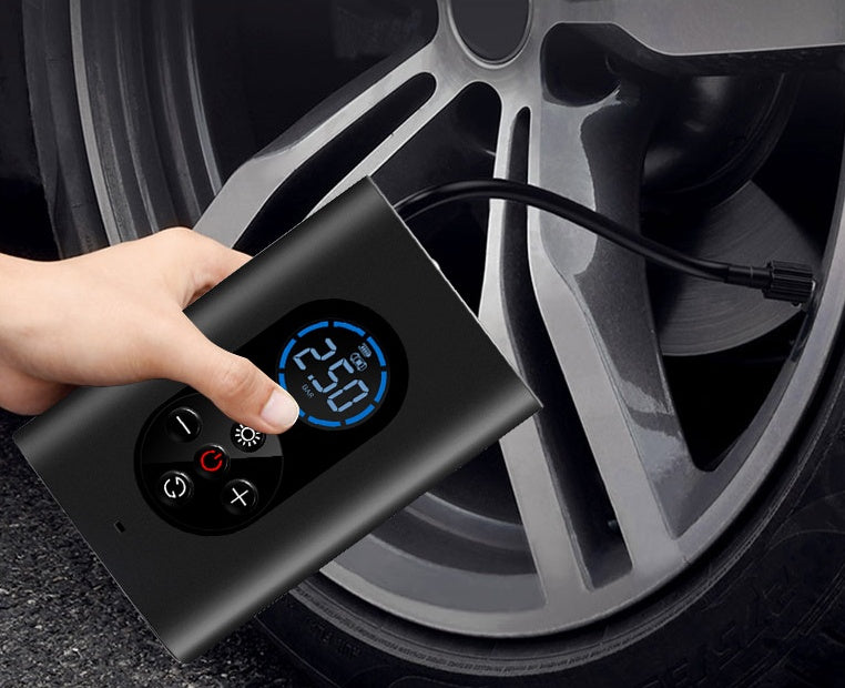 Smart Wireless Tire Inflator - Portable Rechargeable Air Pump for Cars, Bikes & Emergencies
