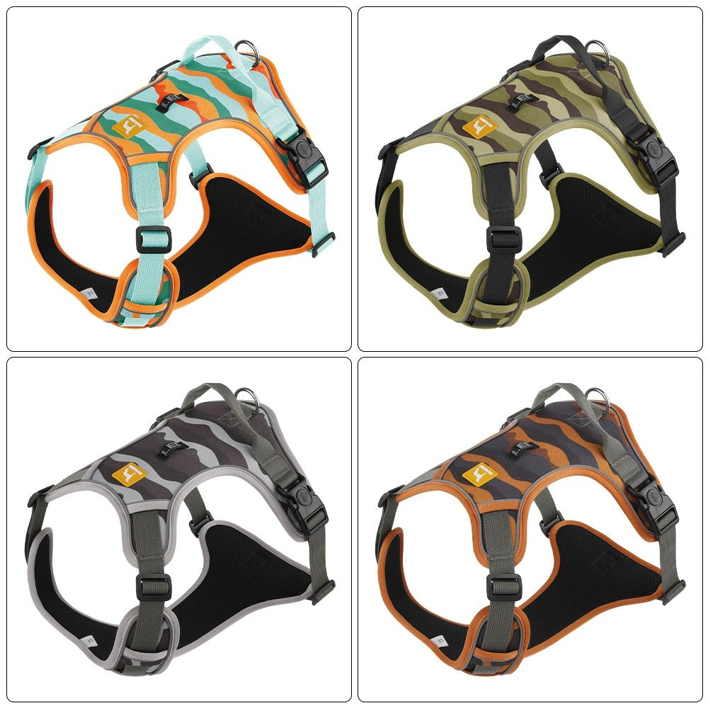 Reflective Dog Leash & Chest Harness Set – Durable Commuter Walking Set