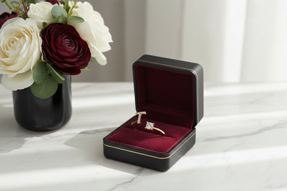 Personalized Initial Letter Ring | Adjustable Zircon Ring for Women