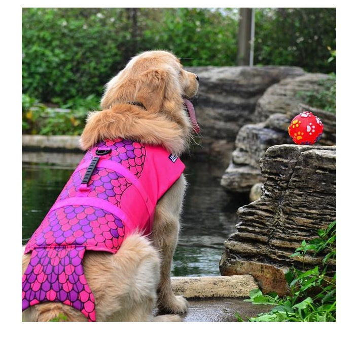 Dog Life Jacket – Pet Swimming Safety Vest for Small & Medium Dogs
