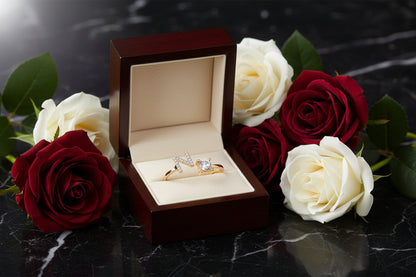Personalized Initial Letter Ring | Adjustable Zircon Ring for Women
