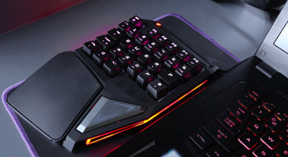 T9 Plus Single-Handed Mechanical Gaming Keyboard – 29 Keys, RGB Backlit