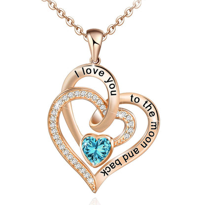 Anniversary Necklace for Wife - Sterling Silver Gift for Girlfriend, Mom, Daughter