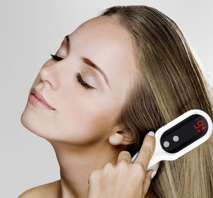 Electric Scalp Massager & Hair Growth Comb – Red & Blue Light Therapy
