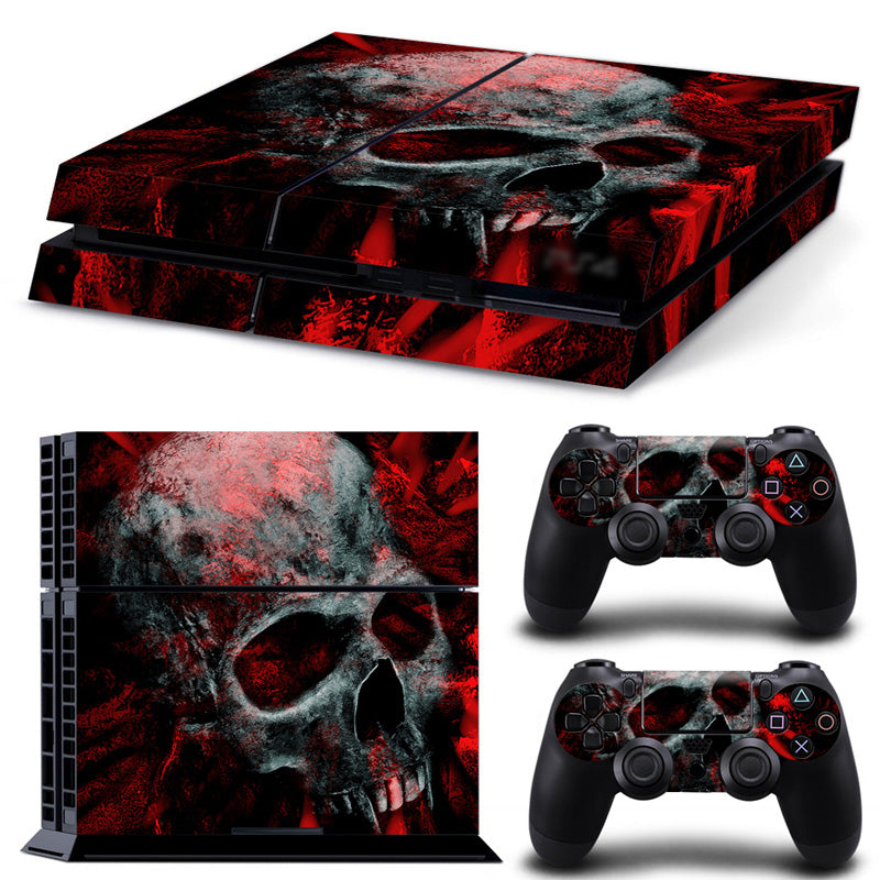 PS4 Scary Skull Console Sticker – Vinyl Skin Decal
