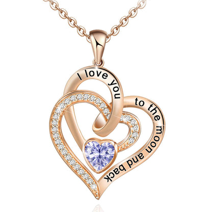 Anniversary Necklace for Wife - Sterling Silver Gift for Girlfriend, Mom, Daughter