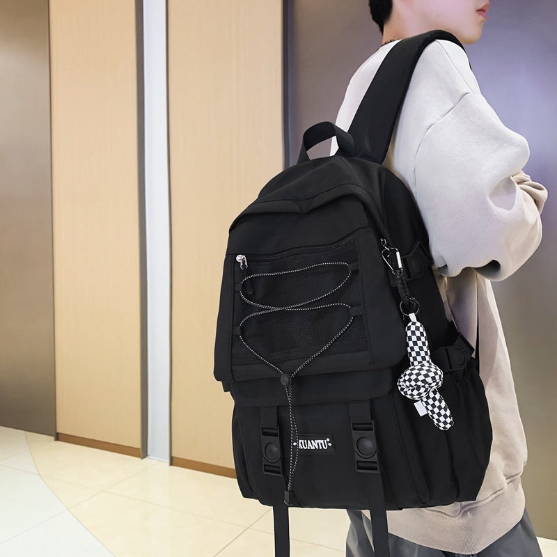 High School & Junior High Backpack – Soft Polyester in 3 Colors