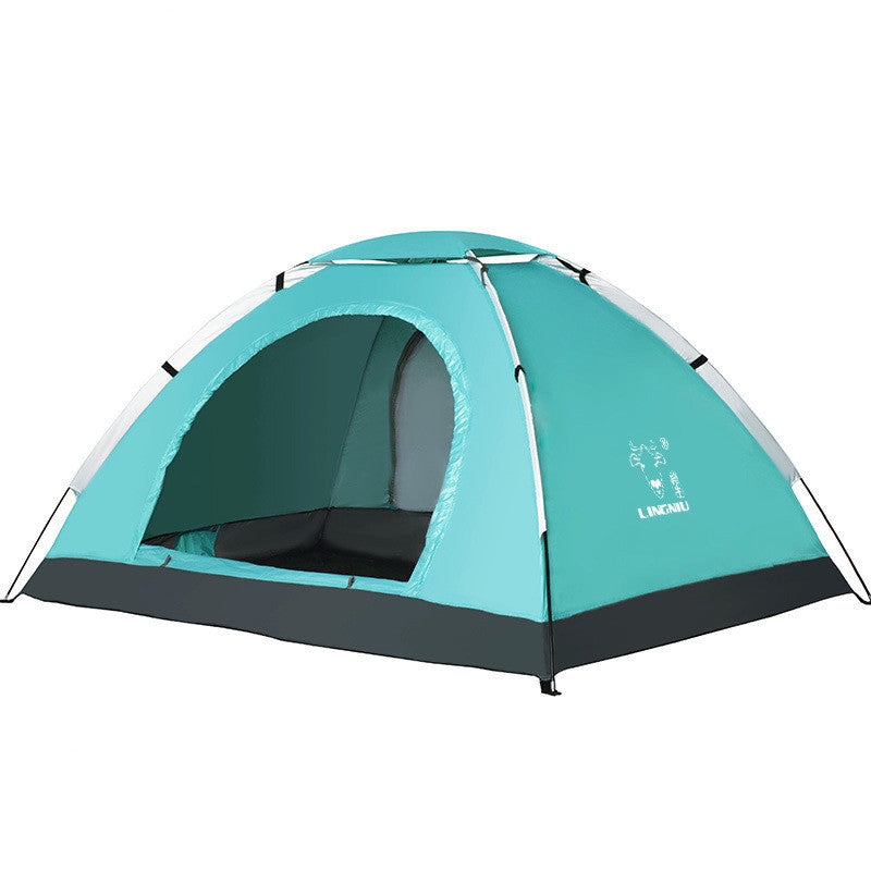 Portable Single-Layer Camping Tent – Lightweight Beach & Outdoor Shelter