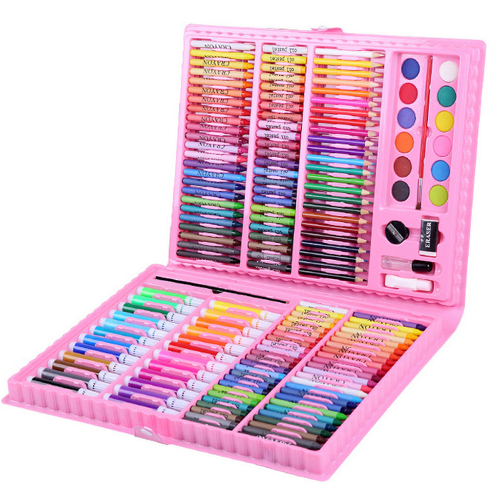 168-Color Watercolor Pen Set – Art Supplies for Kids & Students