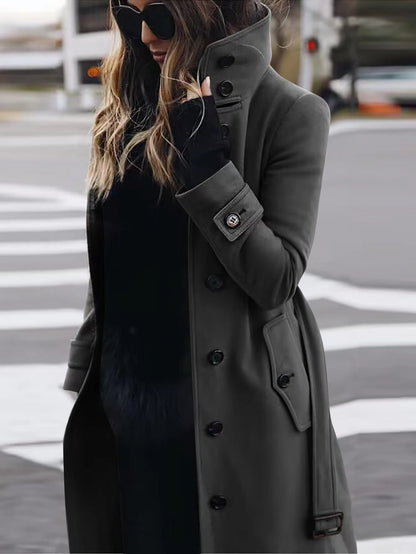 Autumn Women's Slim Fit Cardigan Large Coat