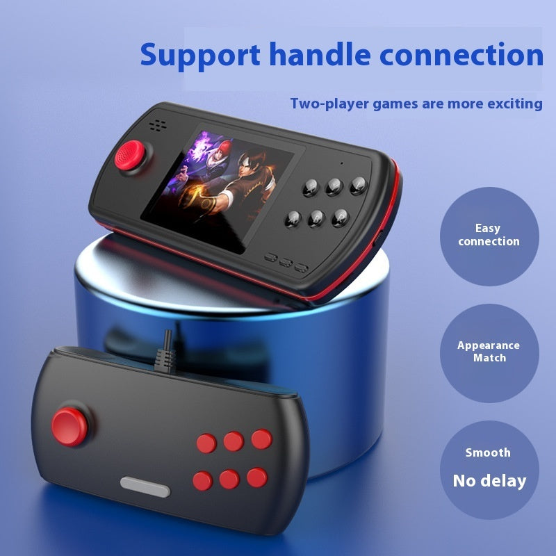 Portable 16-Bit Retro Gaming Console – 3D Joystick, Horizontal Display