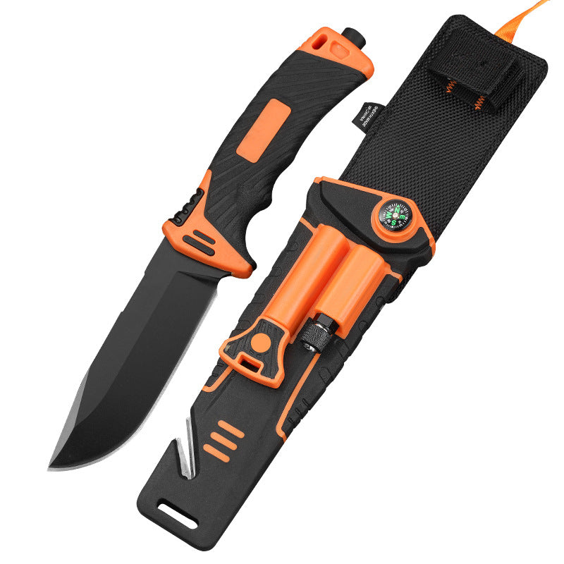 Fixed Blade Knife - High Hardness Metal Camping & Outdoor Knife with Sheath