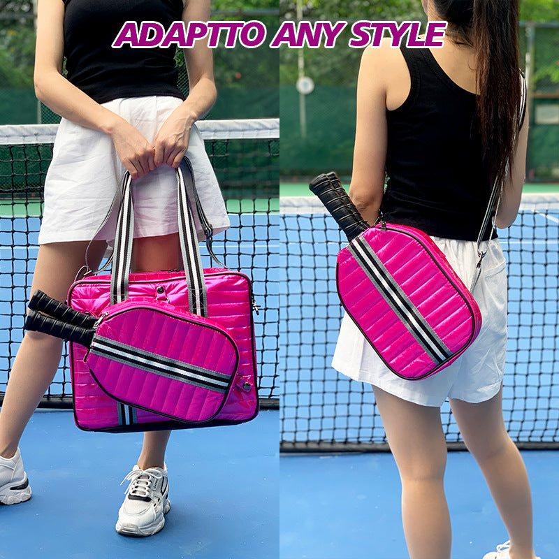 Designer Tennis Racket Backpack, Lightweight & Stylish, With Padded Compartment