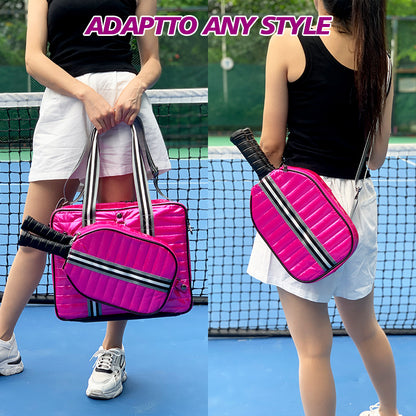 Designer Tennis Racket Backpack, Lightweight & Stylish, With Padded Compartment