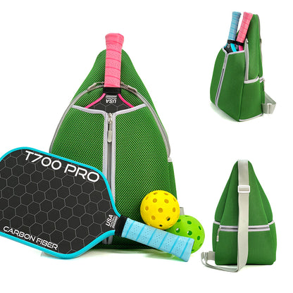 Designer Tennis Racket Backpack, Lightweight & Stylish, With Padded Compartment