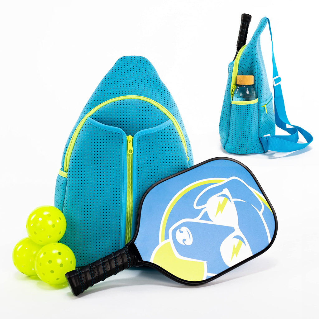 Designer Tennis Racket Backpack, Lightweight & Stylish, With Padded Compartment