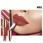 High Pigmented Matte Lip Glaze - Long-Lasting, Smudge Proof, Liquid Lipstick Makeup Valentine's Day Gifts, Women's Day Gift