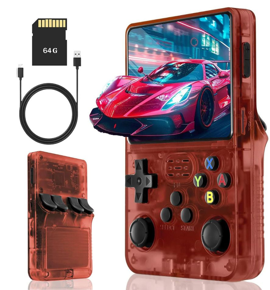 Handheld Game Console 64GB, Built-in 15,000 Games, Retro Portable Arcade