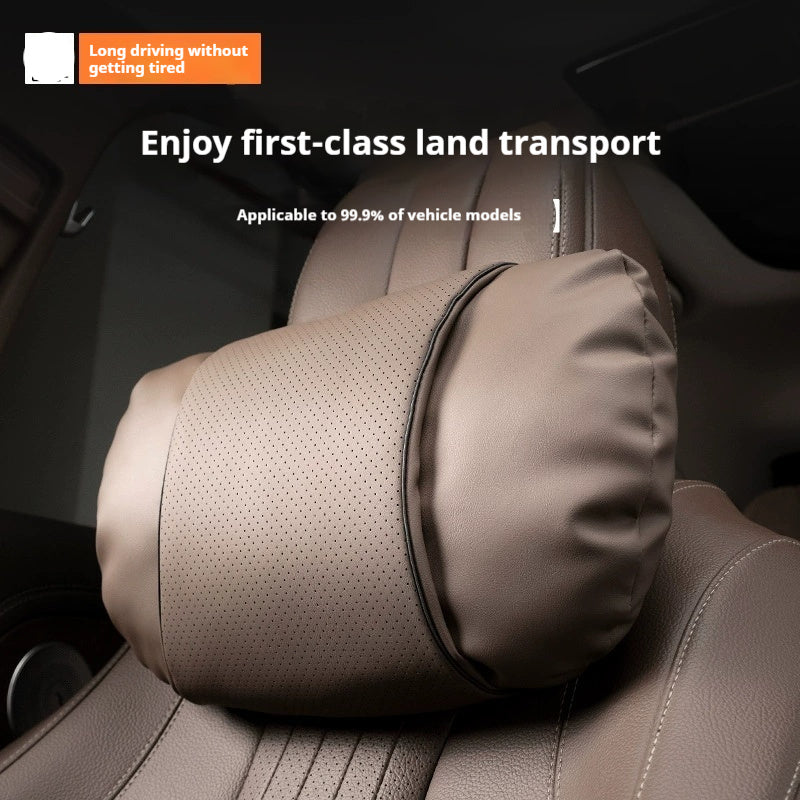 Car Neck Pillow - Memory Foam Headrest Support Cushion for Driving Comfort