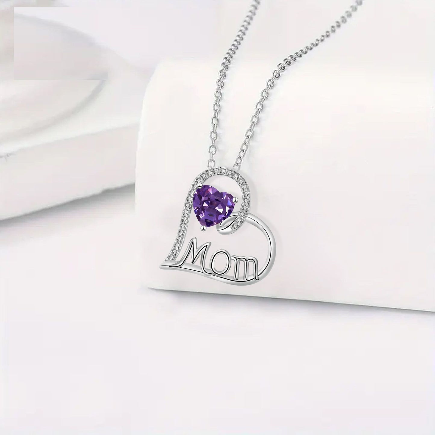Necklace Mother Heart-shaped