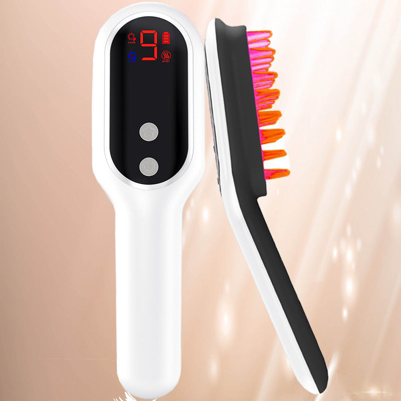 Electric Scalp Massager & Hair Growth Comb – Red & Blue Light Therapy