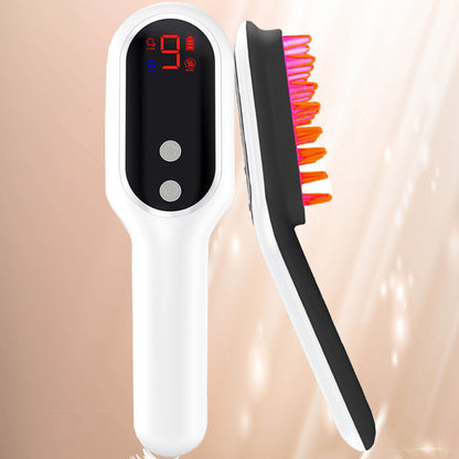 Electric Scalp Massager & Hair Growth Comb – Red & Blue Light Therapy