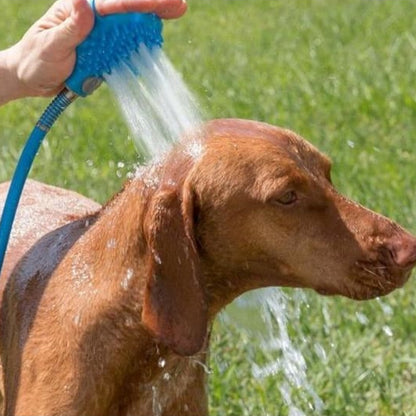 Silicone Pet Bathing Gloves – Handheld Dog Shower Brush & Massager