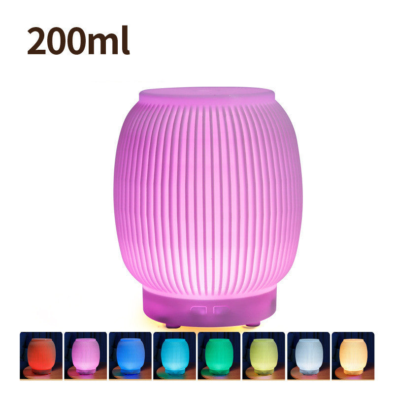 Sheila Merchandise 200ml automatic essential oil diffuser with color-changing LED light in purple