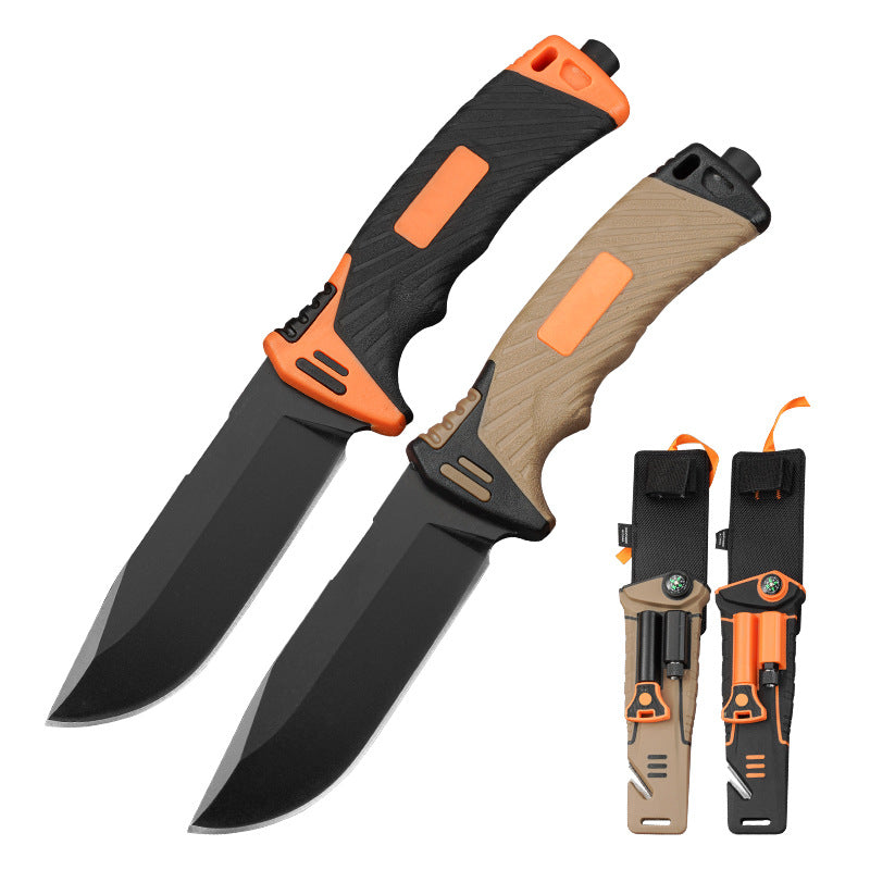 Fixed Blade Knife - High Hardness Metal Camping & Outdoor Knife with Sheath