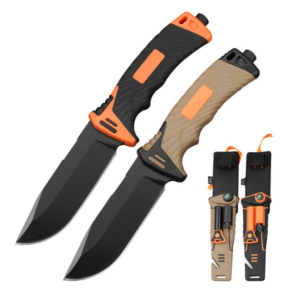 Fixed Blade Knife - High Hardness Metal Camping & Outdoor Knife with Sheath