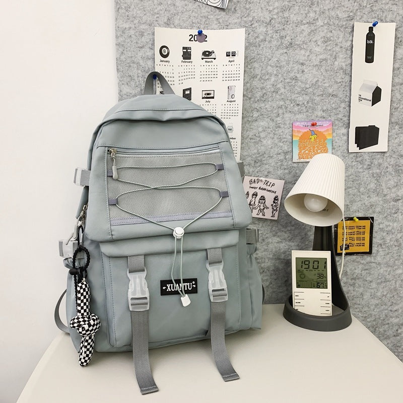 High School & Junior High Backpack – Soft Polyester in 3 Colors