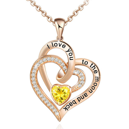 Anniversary Necklace for Wife - Sterling Silver Gift for Girlfriend, Mom, Daughter