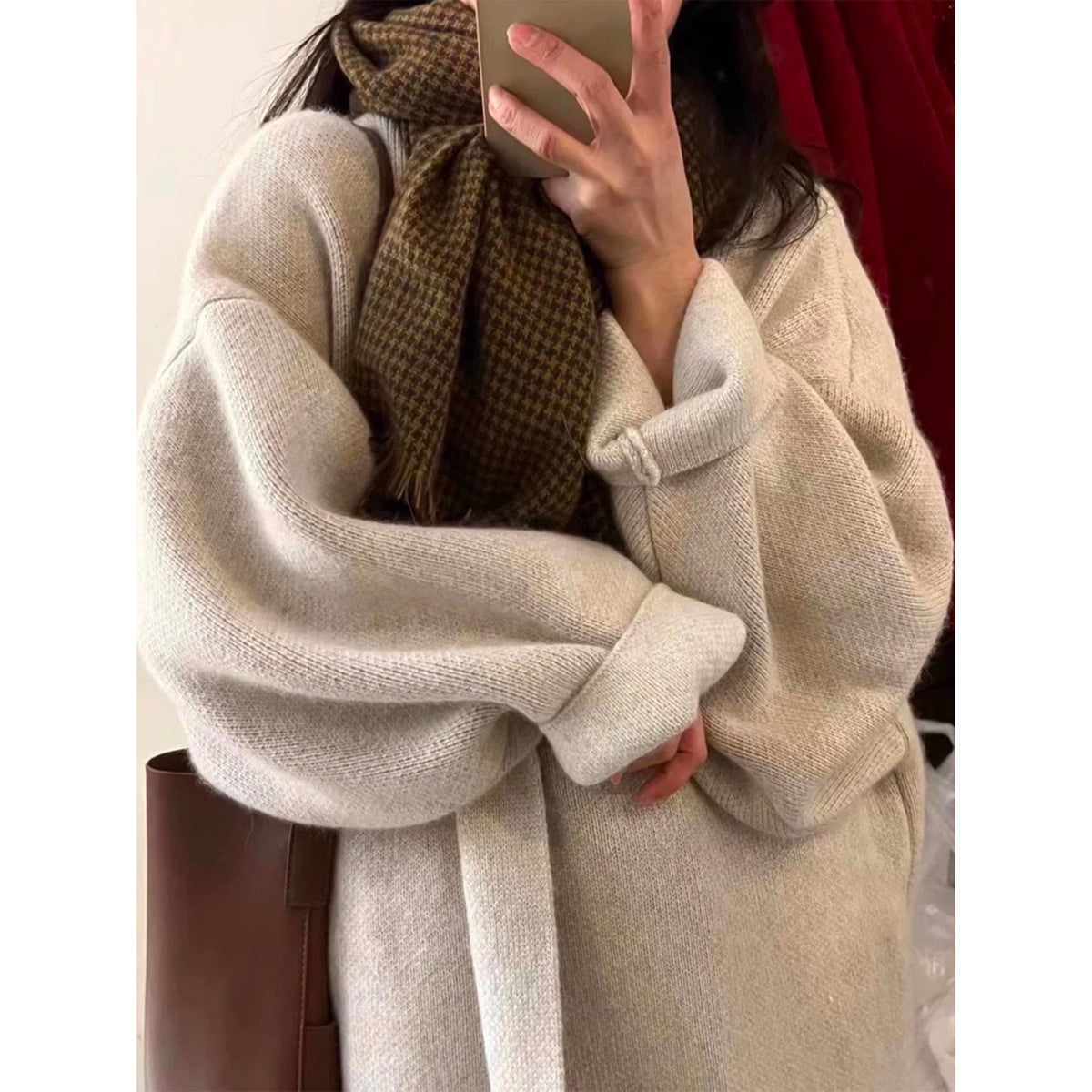 Women's Knitted Cardigan Sweater