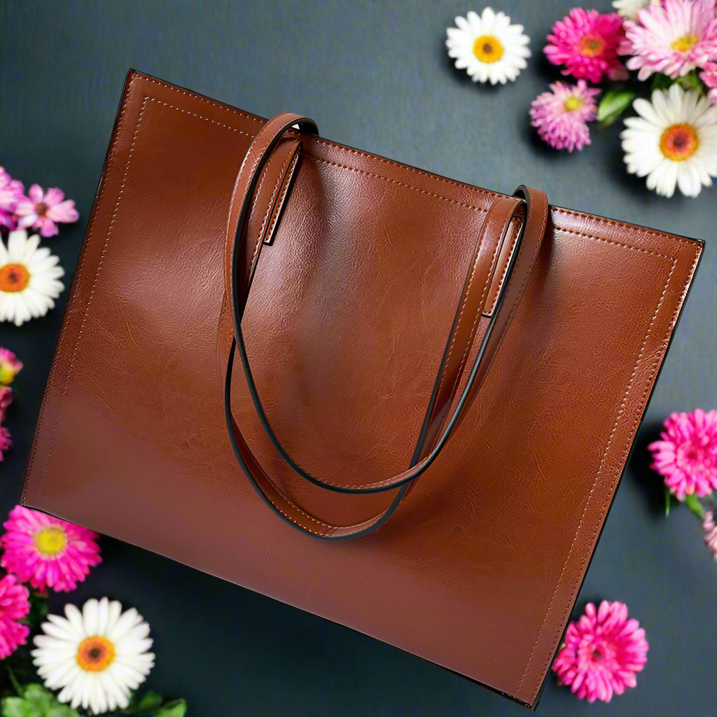Women's Casual Tote Bag - Large Shoulder Bag for Work, Travel & Everyday Use