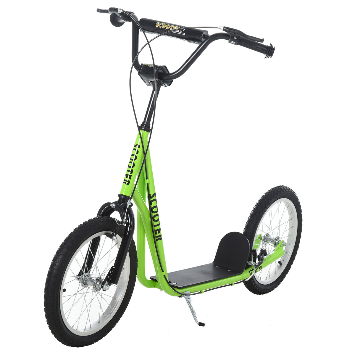 Kids Kick Scooter with Adjustable Height - Green
