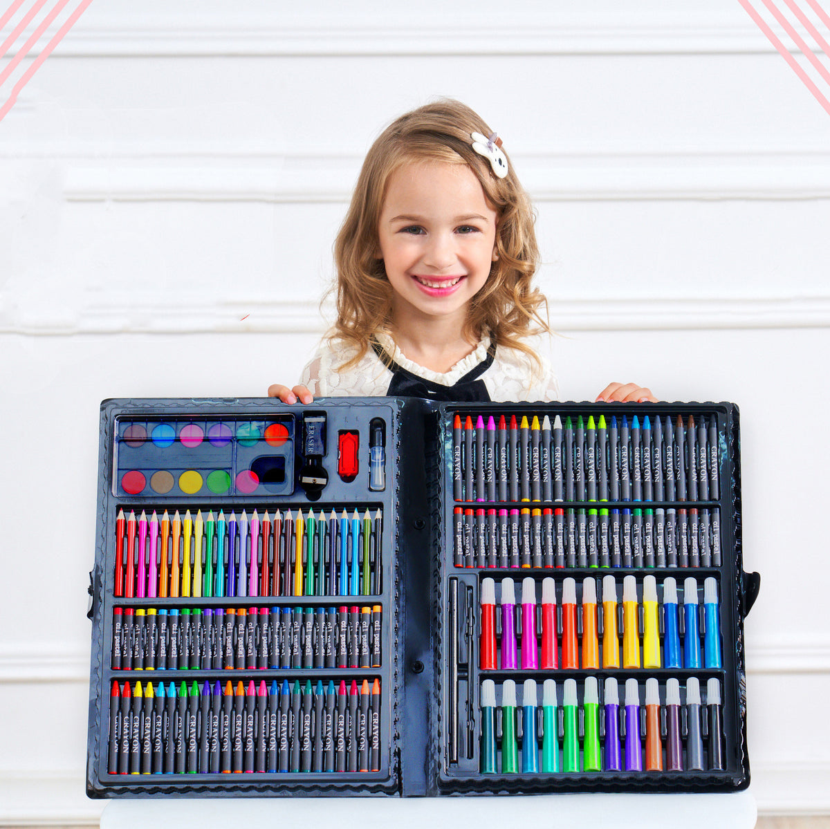 168-Color Watercolor Pen Set – Art Supplies for Kids & Students
