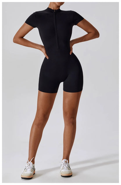 Women -  yoga Dance Workout Form-Fitting One-Piece