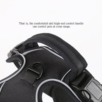 No-Pull Reflective Dog Harness Vest – Breathable & Adjustable