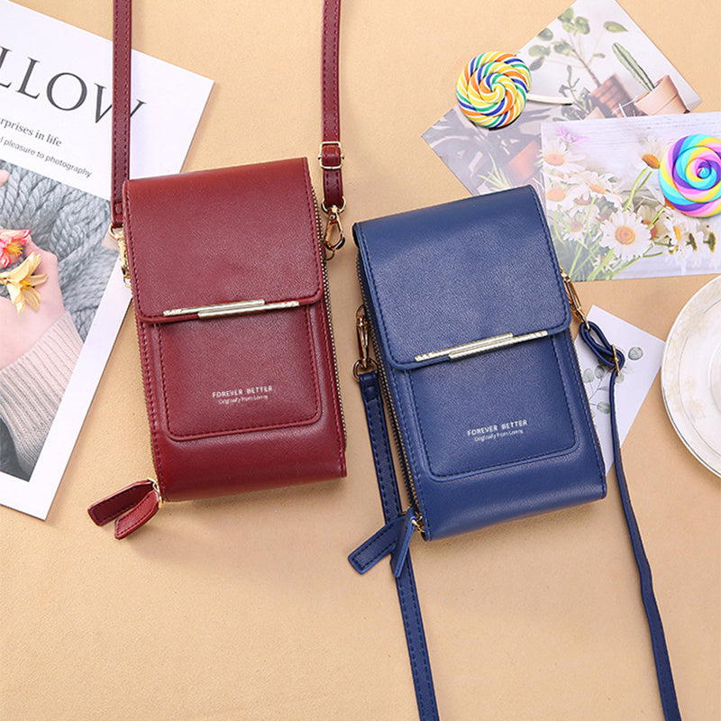Touchscreen Crossbody Phone Wallet Purse
