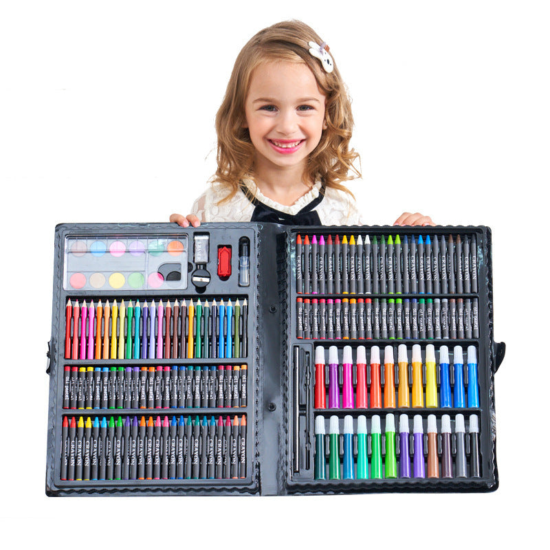 168-Color Watercolor Pen Set – Art Supplies for Kids & Students