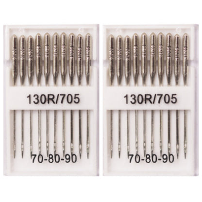 Sewing Machine Needles Set – 20 Pieces (2 Boxes)