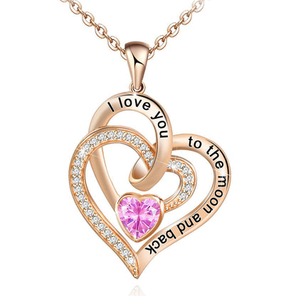 Anniversary Necklace for Wife - Sterling Silver Gift for Girlfriend, Mom, Daughter