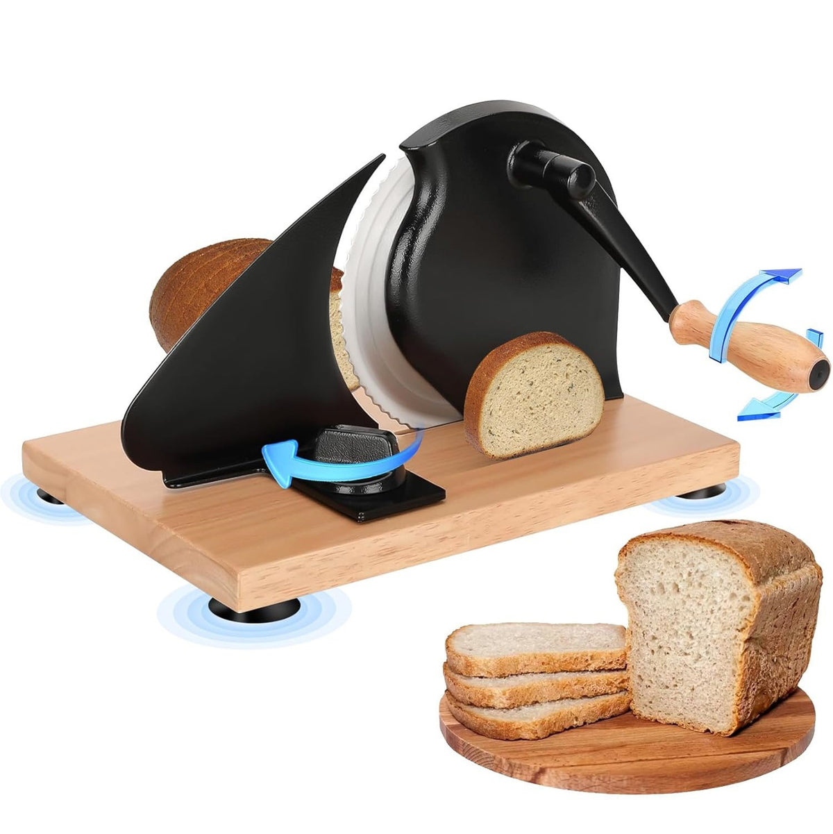 Bread Slicer Guide - Adjustable Bread Slicing Tool