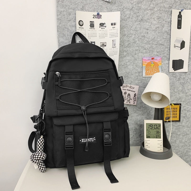 High School & Junior High Backpack – Soft Polyester in 3 Colors