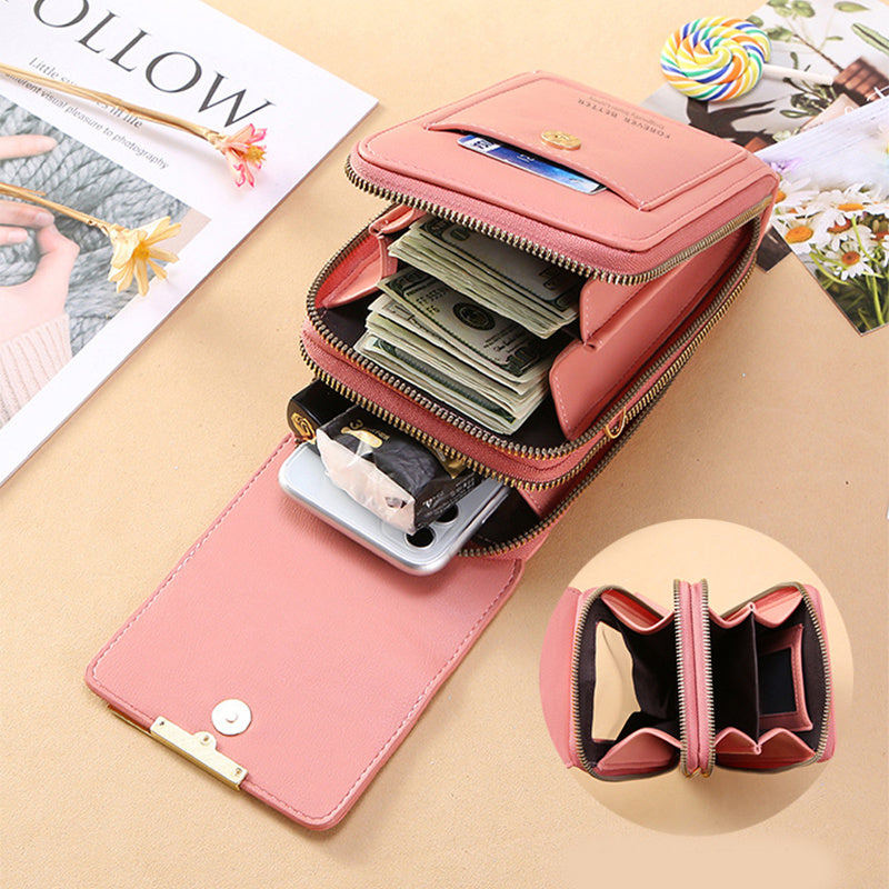 Touchscreen Crossbody Phone Wallet Purse