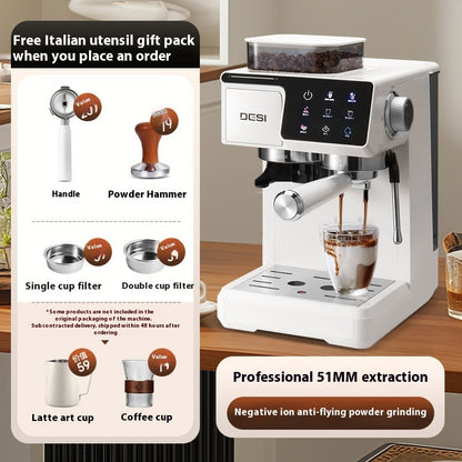 Dual Extraction Espresso Machine with Steam Milk Frother