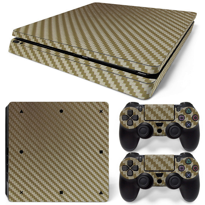 PS4 Slim Console Skin - Carbon Fiber Vinyl Decal Sticker