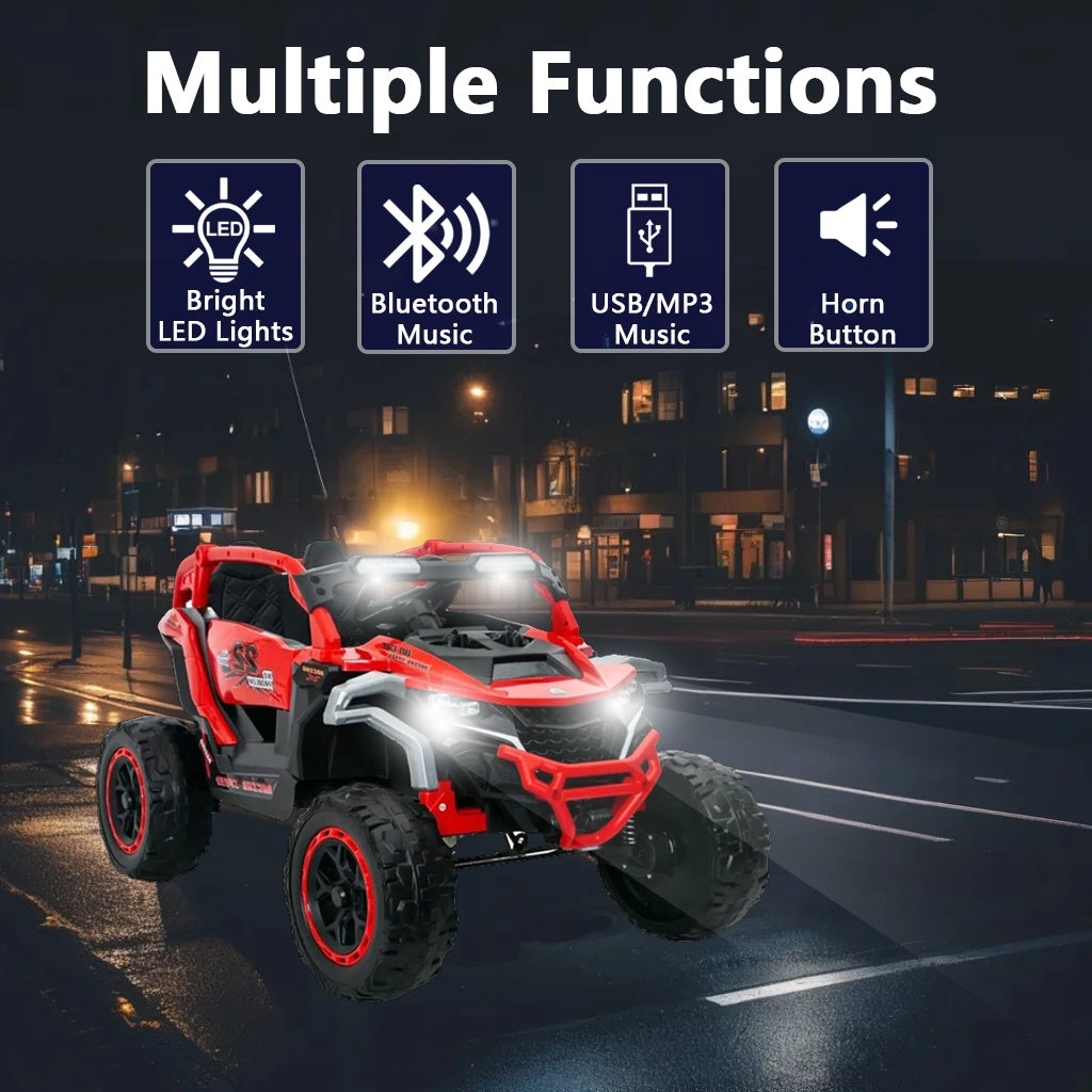 12V Kids Electric Ride-On UTV Truck - 2 Seater with Remote Control