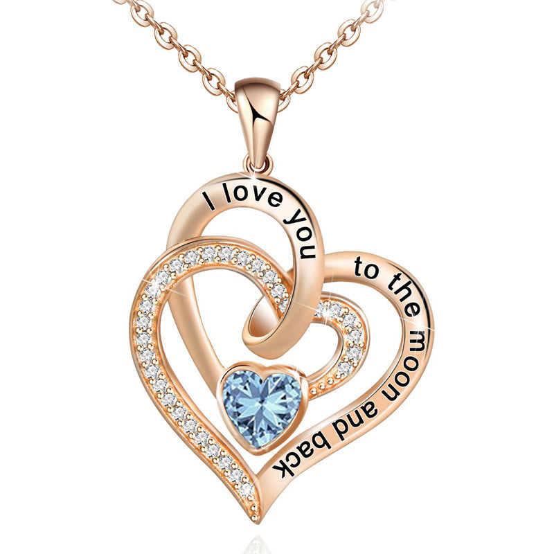 Anniversary Necklace for Wife - Sterling Silver Gift for Girlfriend, Mom, Daughter