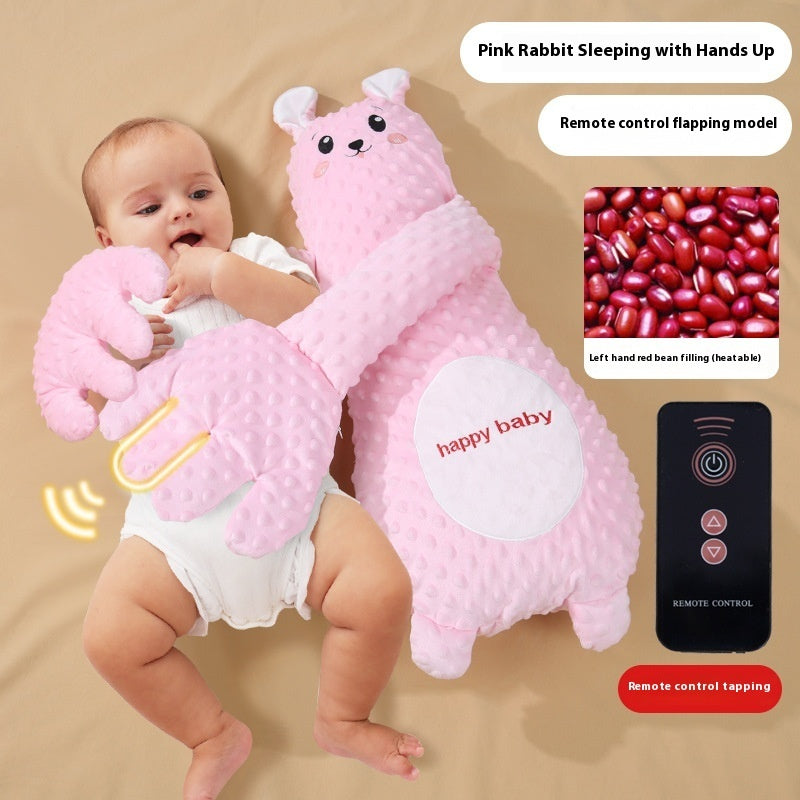 Infant Soothing Sleep Aid: Cartoon Plush Comforting Hand.
